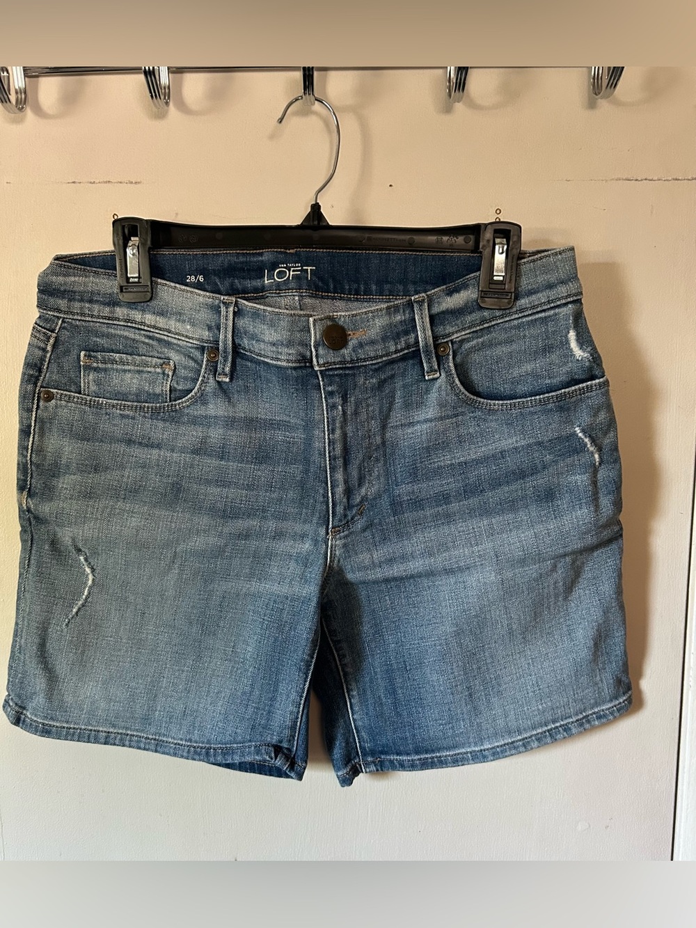 Ann Taylor LOFT Light Blue Denim Shorts